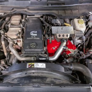 Dodge Ram 5500 Performance Air Intake - Banks Power - Monster-Ram - Red - `13-`18